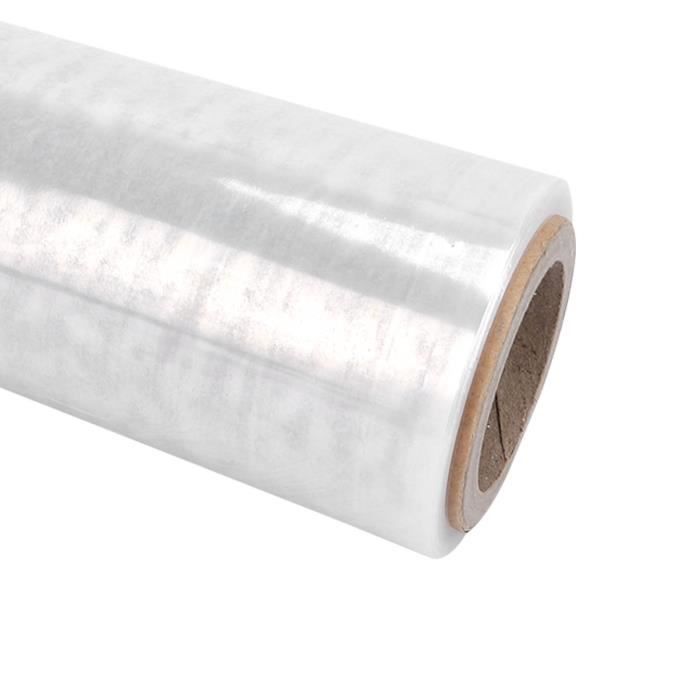 Rouleau De Film étirable Rétractable Manuel 18 Pouces X 1000 Pieds - Noir, 80 Gauge, Pour Palettes