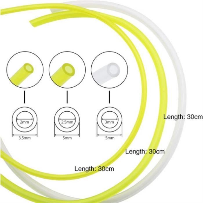 AISEN 3x Universel Piece Kit Durites Tuyau D'alimentation Essence Joint