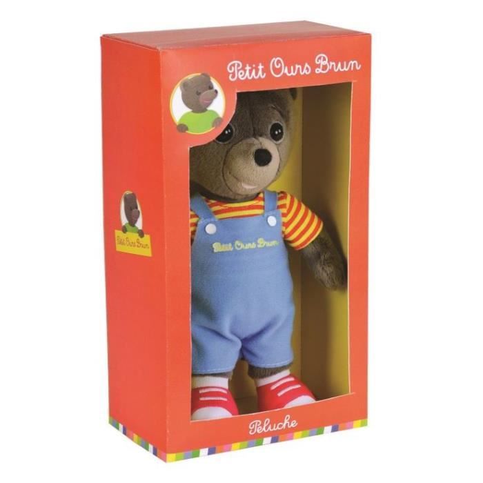 Peluche salopette coffret Jemini Petit Ours Brun Cdiscount Jeux Jouets