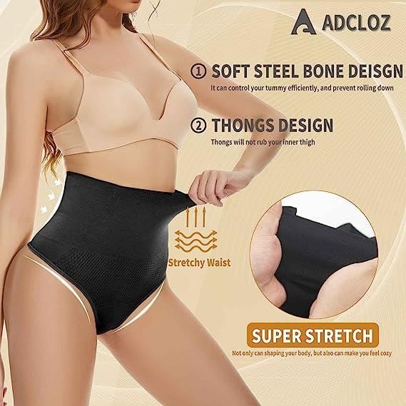 Lot De 2 Femme Ventre Plat Culotte Invisible Sans Couture