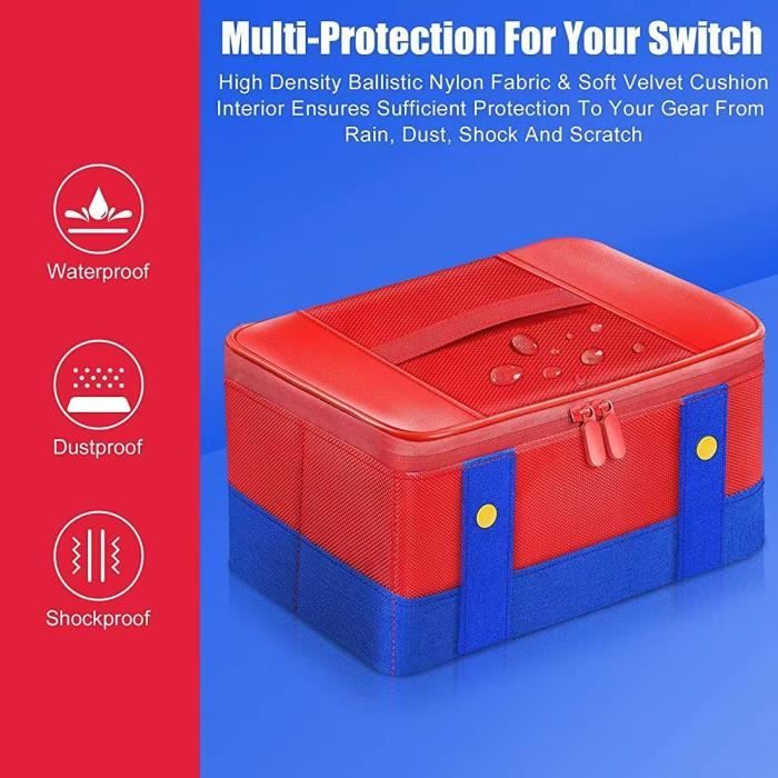 AFAITH Etui Housse de Protection Pochette Sacoche de Transport pour Console  Nintendo Switch Lite - Cdiscount Informatique
