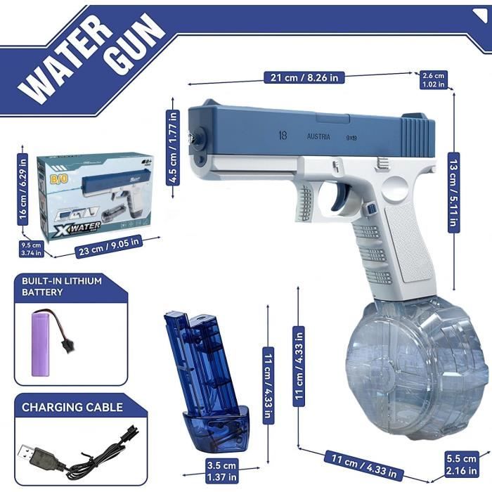 Electric Water Blaster Pistolet Electrique A Eau Pistolet A Eau Électrique,Pistolet A Eau