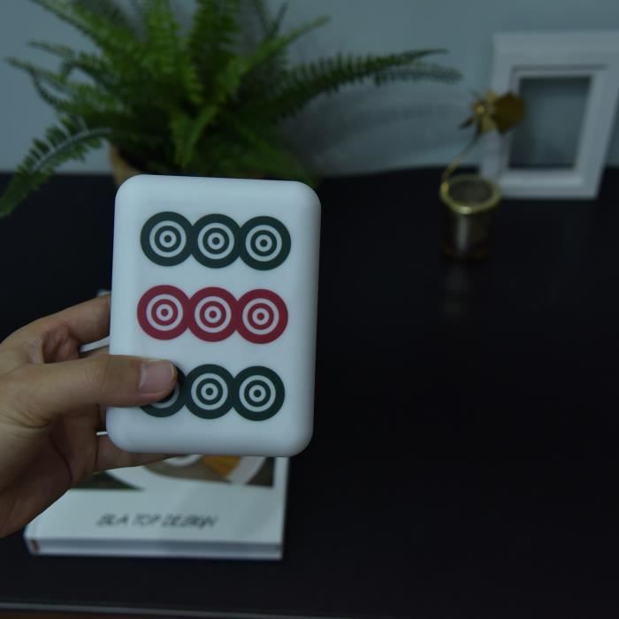 Led Mahjong Veilleuse LED - TMISHION - Mahjong - Rechargeable USB - Double ...