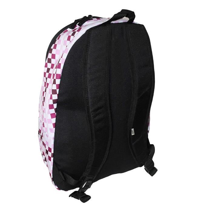 Sac dos Rose Damier Femme Vans Motivee 3 Cdiscount Bagagerie