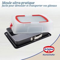 Dr. Oetker Moule à Charnière White Christmas 20 Cm | Revêtement Antiadhésif, Design Hiver Noël – Parfait Pour Gâteaux De Fêtes