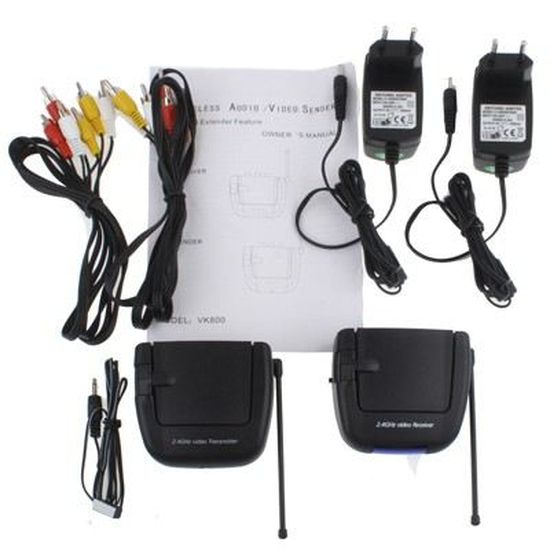 Transmetteur/Récepteur Vidéo-Audio Stéréo Sur IP - Gentec TTP-111-AV - Occasion état Neuf