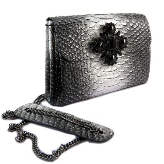 Sac lollipops gris argenté discount