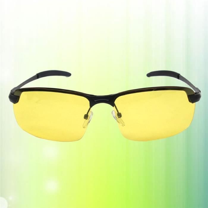 Lunettes De Conduite De Nuit Polarisées - Lentilles Jaunes Anti-Éblouissement - Homme Et Femme - Ultralégères - 8
