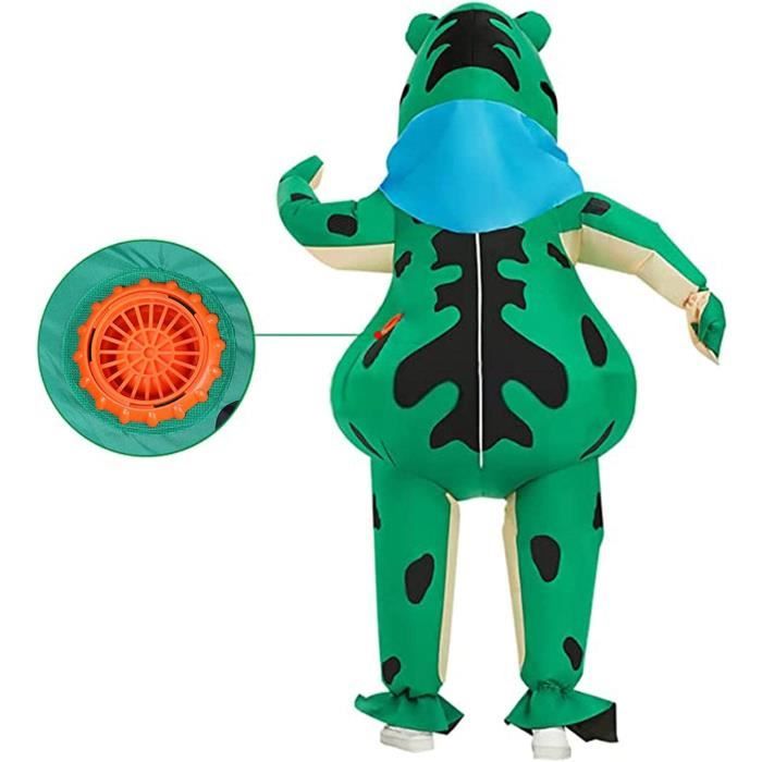 Déguisement gonflable de grenouille animale habille le costume complet de