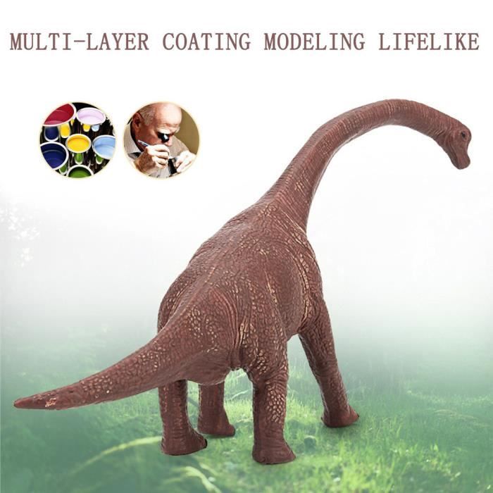Mod?�le de jouet de dessin anim?� de Brachiosaure simul?� ?�ducatif id?�al pour les enfants enfants 