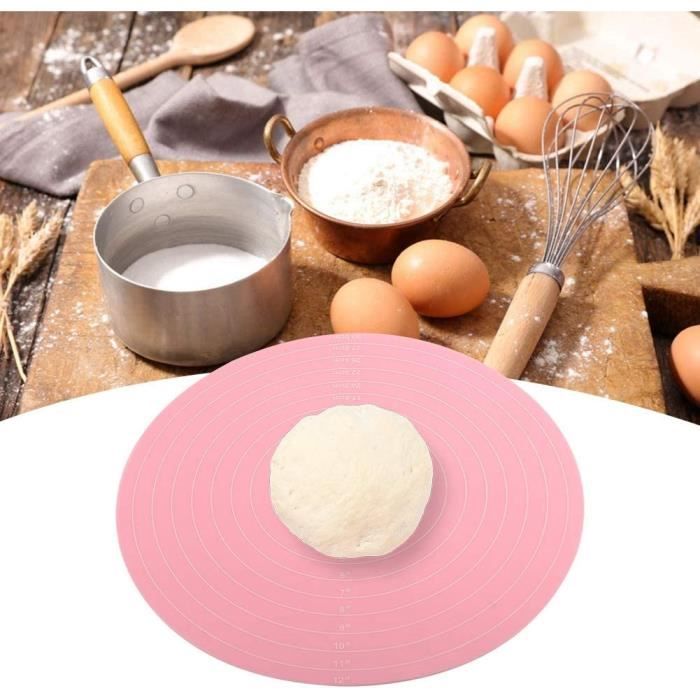 Tapis à pâtisserie en silicone pour étaler la pâte, tapis à pâtisserie  anti-adhésif
