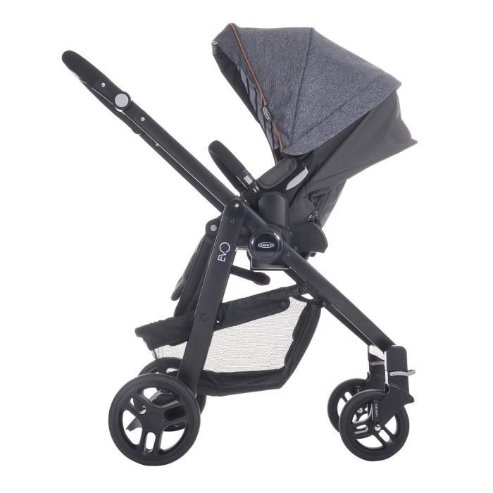 GRACO Poussette Evo Trio Systeme 3 en 1 Collection 2017 avec Habillage pluie Cdiscount Puericulture Eveil bebe