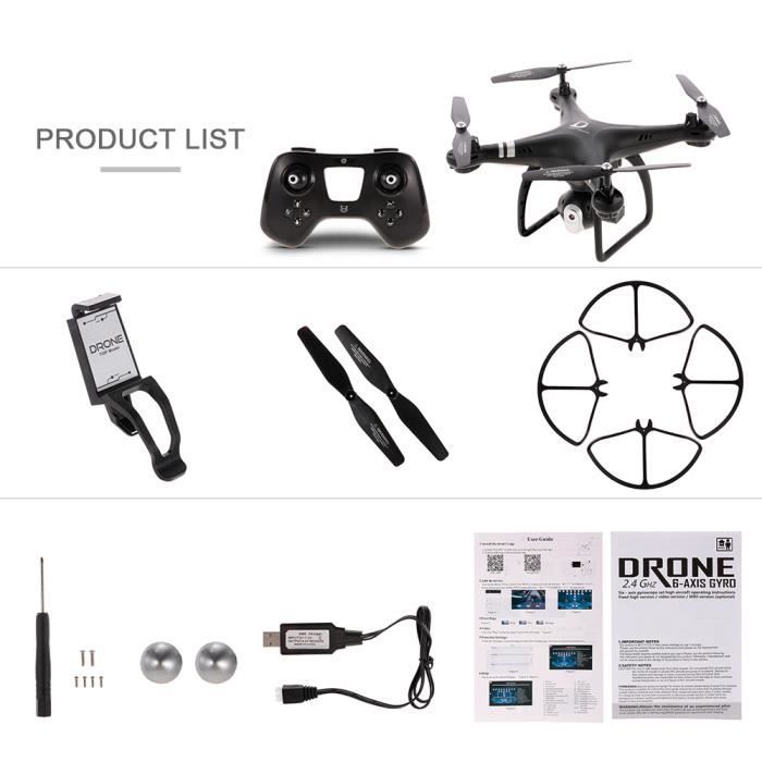 Dongmingtuo X8 drone FPV 2.4G 720P Camera Wifi Altitude Tenir RC Quadcopter Cdiscount Jeux Jouets