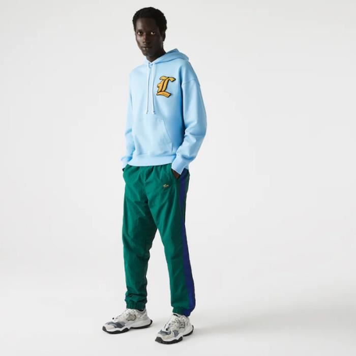 Sweatshirt unisexe Lacoste L VE loose fit capuche avec badge L