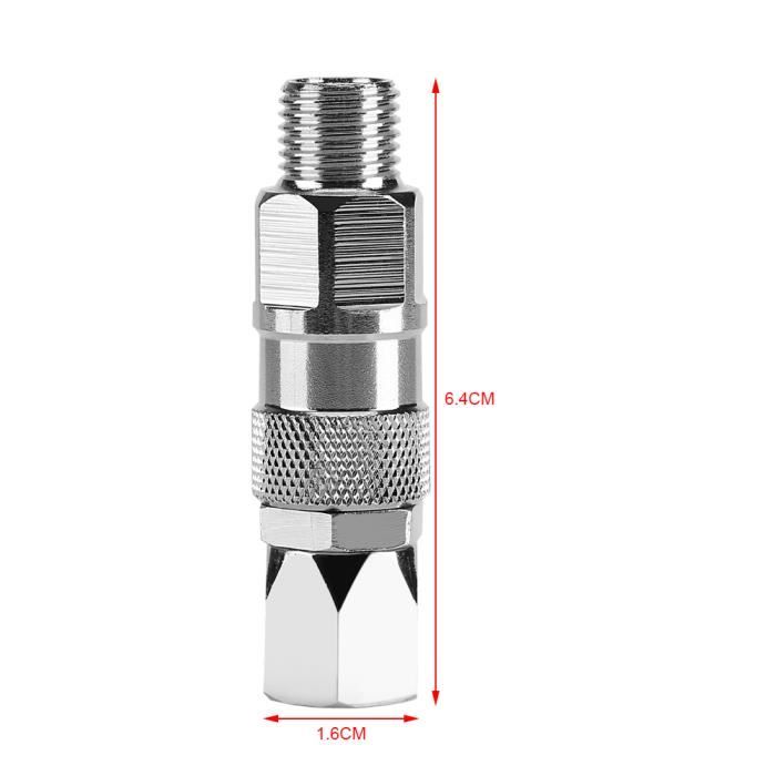 Joint Pivotant 1/4 Pouce 360 Degrés Rotation Joint En Acier Inoxydable ...