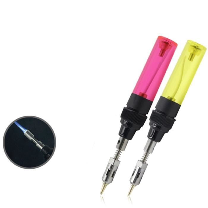 Aetw Type De Stylo De Fer à Souder à Souder à Gaz Vert Sans Fil VA-101