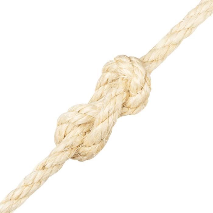 YOSOO Corde 100 % sisal 12 mm 25 m 117221 - Cdiscount Bricolage