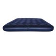 Matelas Gonflable Simple Pour Camping - Floqué Bleu, Confortable Et Facile à Transporter