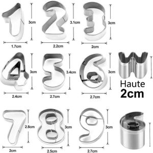 Alphabets Et Numéros De Biscuit | Vecteur Premium