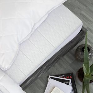 Surmatelas VitaliSpa Mousse Confort 180x200 Cm épaisseur 6 Cm - Blanc