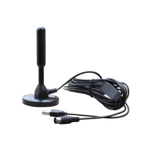 Antenne TV Extérieure Discovery V2 Ultra HD - Avec Ampli, Filtre 4G/5G Et Pointeur - Pour TNT, DVB-T2 - Gain 46 DB - 8