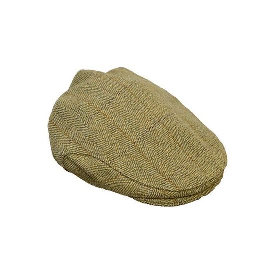 Socks Uwear Casquette plate unisexe en tweed style campagnard