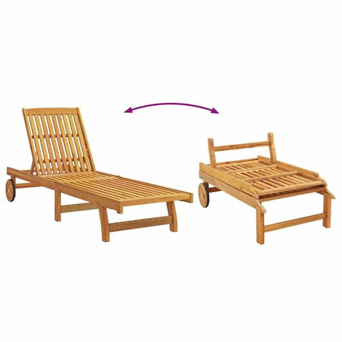 Desginer Chaise longue/Lit de repos - SOLOMON - Pour jardin - avec ...