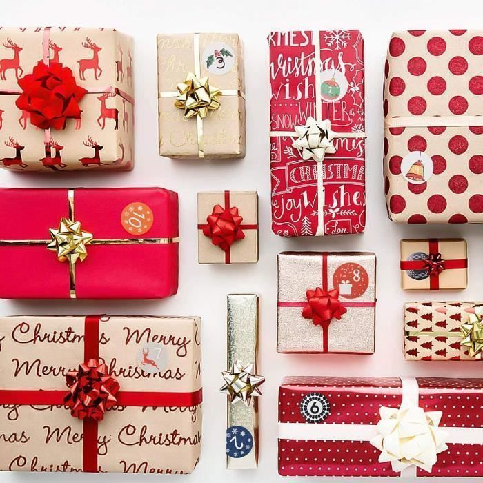 Autocollants De Noel Gommettes Noël Vacances Cadeau