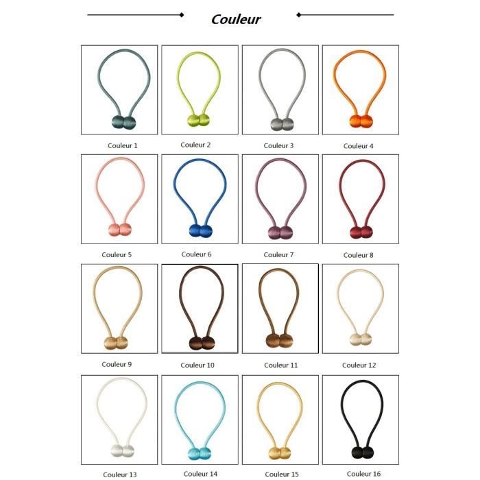 ZZYLCDT Lot De 4 Embrasses Magnétiques, Bretelles De Rideau