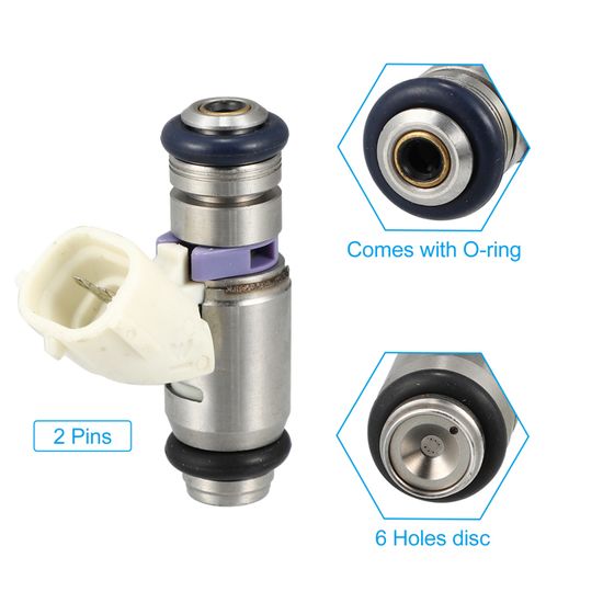 Injecteur Essence 03E906031C - Lot De 3, Compatible Seat Ibiza/Cordoba, Skoda Fabia, VW Polo 1.2 12V