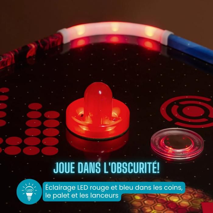 Soldes d'été 2026 : BigBuy Fun Hockey Table Fire & Ice LED Lights 146 x 71 x 82 cm pas cher Soldes d'été 2026 : BigBuy Fun Hockey Table Fire & Ice LED Lights 146 x 71 x 82 cm pas cher