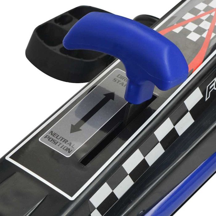 Karting à Pédales Pour Enfants, Siège Réglable En Hauteur, Roues En EVA Frein Embrayage 3 8 Ans Bleu 74654660