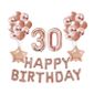 37 Pcs 30 Ans Joyeux Anniversaire Ballons Or Rose Decoratifs Set Naturel Latex En Aluminium Film Paillettes Pour La Fete Achat Vente Ballon Decoratif Cdiscount