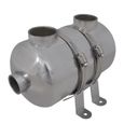 Échangeur de chaleur pour piscine - VIDAXL - 292 x 134 mm - 28 kW - Acier inoxydable SS304 - 25 tubes-0