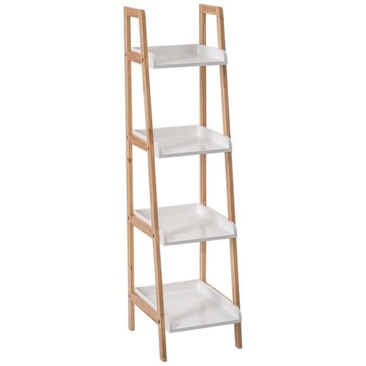 Etagère salle de bain Biseauté - 15 niveaux - Blanc - Achat / Vente Etagère salle de bain Biseauté - 15 niveaux - Blanc - Achat / Vente