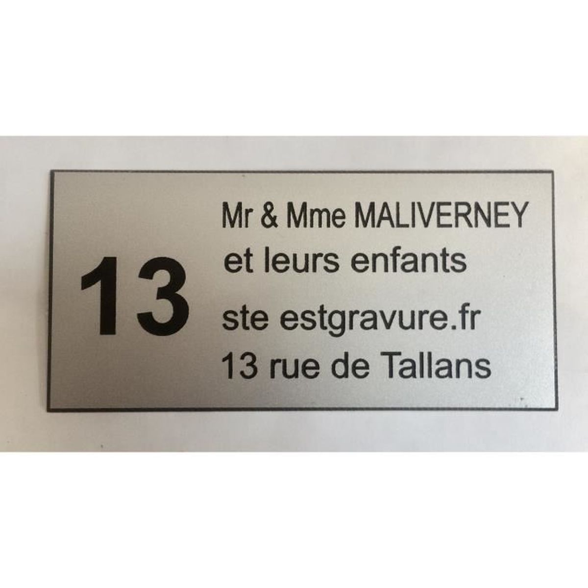 panneau mobile 7 lettres
