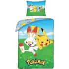 HALANTEX Parure de lit - Pokémon - 140x200 cm - 100% coton - Multicolore - Lavable en machine