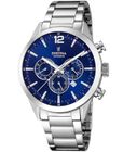 Montre Homme - Festina - F20343/7 - Chronographe - Cadran Bleu - Bracelet Acier Inoxydable