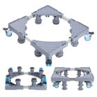 KEESIN Support de Machine à Laver avec 4 Roulettes Base de Réfrigérateur Socle pour Lave-Linge Sèche-Linge Longueur Réglable 43-62cm