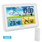 PDZZZD Station Météo Numérique Connecté Sans Fil Thermometre Exterieur Hygromètre Tendance Prévision Capteurs Extérieurs