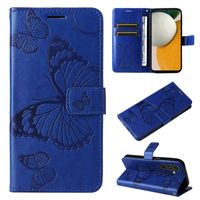 Coque téléphone pour Samsung Galaxy A15 6.5" Cartes Portefeuille Fermeture magnétique Papillon bleu,Coque pour Smartphone UY6