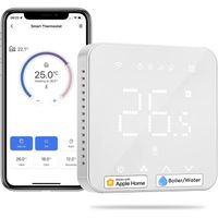 Thermostat Connecté, Thermostat WiFi pour Chaudière - Chauffage au Sol à Eau, Thermostat Intelligent Mural Compatible avec App[70]