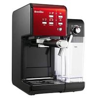 Breville Prima Latte II machine à café espresso, latte et cappuccino | pompe professionnelle 19 bars et mousseur à lait | rouge
