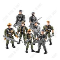Modèle de simulation de jouet de soldat du Corps des Marines modèle militaire de personnage de petit soldat jouet pour enfants X