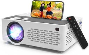 Vidéoprojecteur Mini vidéoprojecteur Full HD 1080P - 8500 lumens - LED portable - Projecteur de film multimédia Home Cinéma
