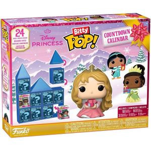 Calendrier De L'Avent Princesse – 24 Jours, 12 Figurines Transformables + 12 Robes/accessoires, Boîte 33x5x33 Cm, Pour Filles, Cadeau Noël Déformable