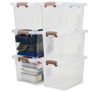 Boîte de rangement de sac à main avec porte magnétique, anti-poussière,  portefeuille transparent empilable, organisateur de rangement d'embrayage  pour