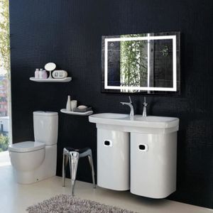 Miroir De Salle De Bain Avec Eclairage Achat Vente Miroir De