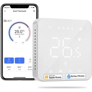 THERMOSTAT D'AMBIANCE Thermostat Connecté, Thermostat WiFi pour Chaudièr