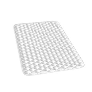 SUR-MATELAS Vitalispa Protège-matelas , Blanc, 140 x 200 cm Lavable jusqu'à 60°C, adapté au sèche-linge